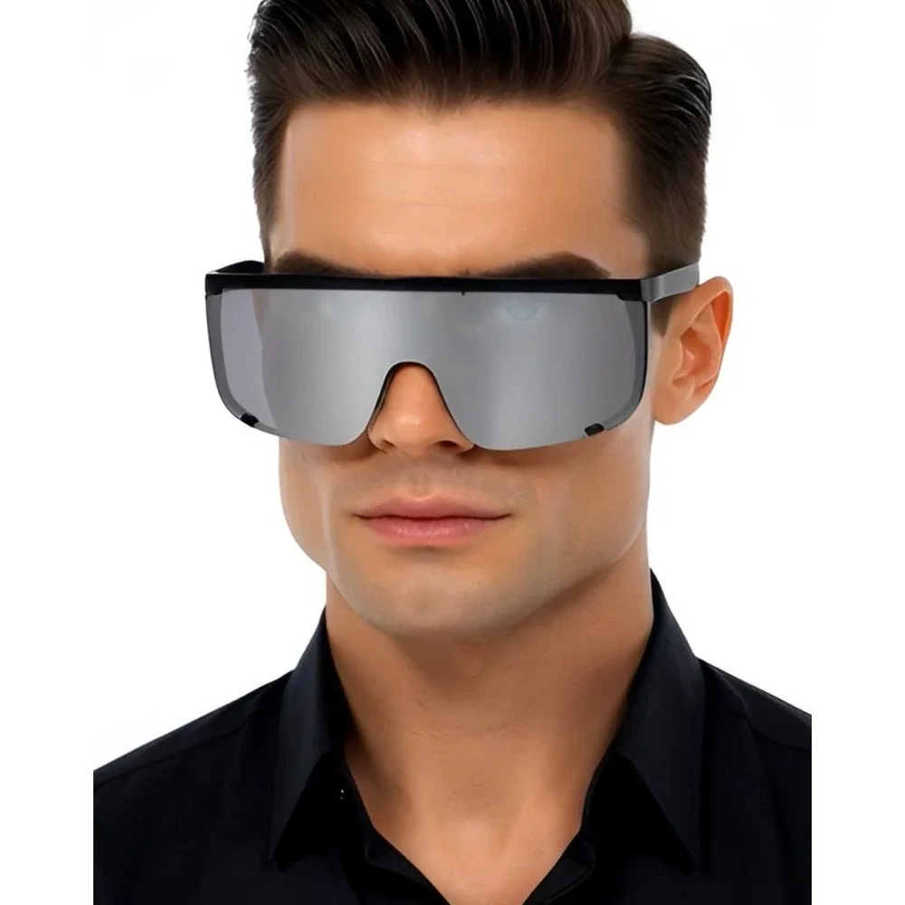 Dark Wost Sports Sunglasses Cycling Cricket‎ Trekking HYDROPHOBIC Full Coverage